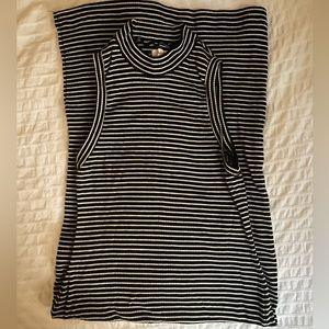 Midi-length madewell stripped dress